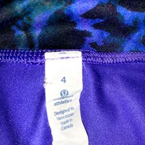 Lulu lemon cropped leopard leggings